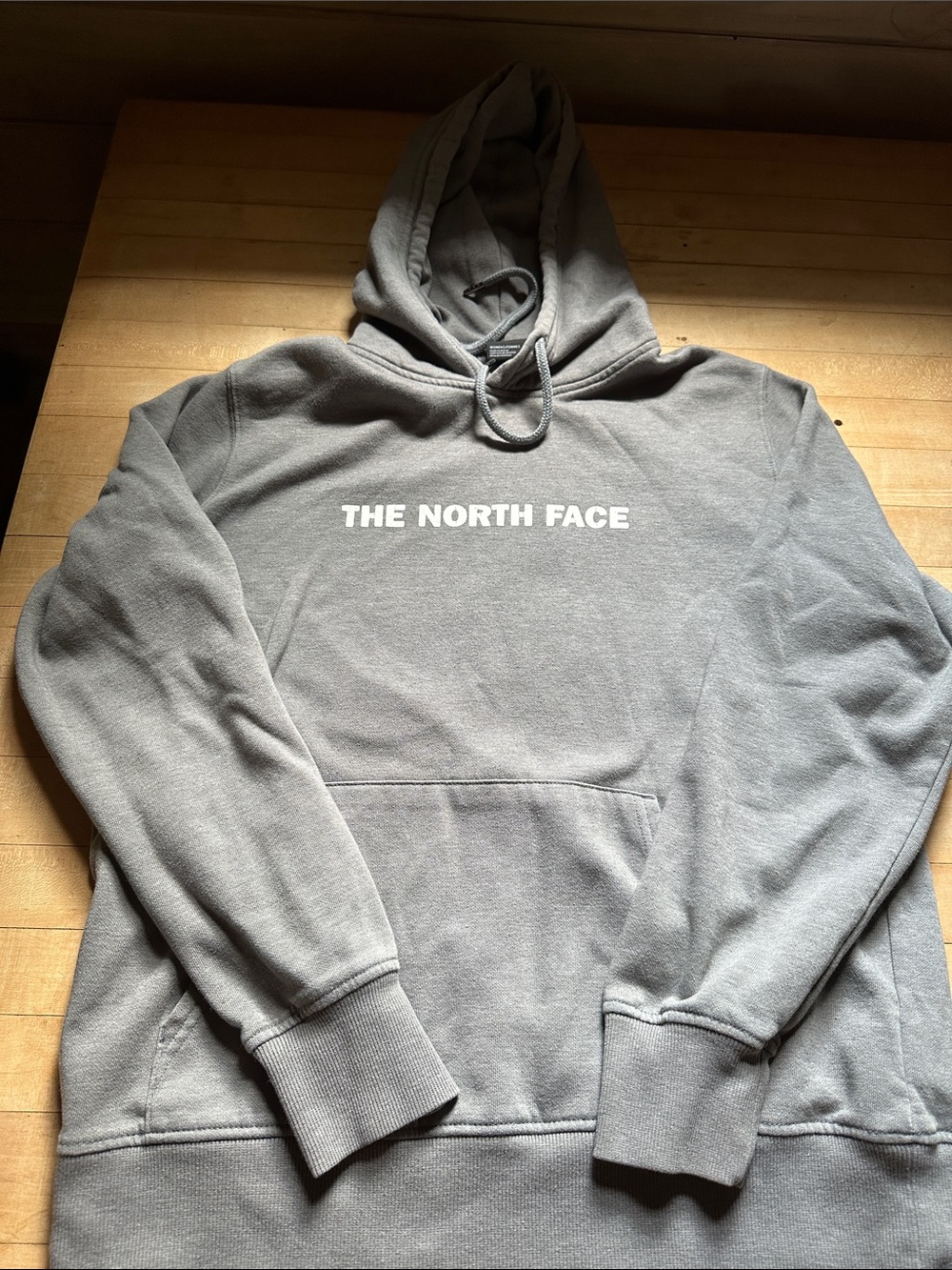 The North Face women’s  Gray Hoodie Sweatshirt